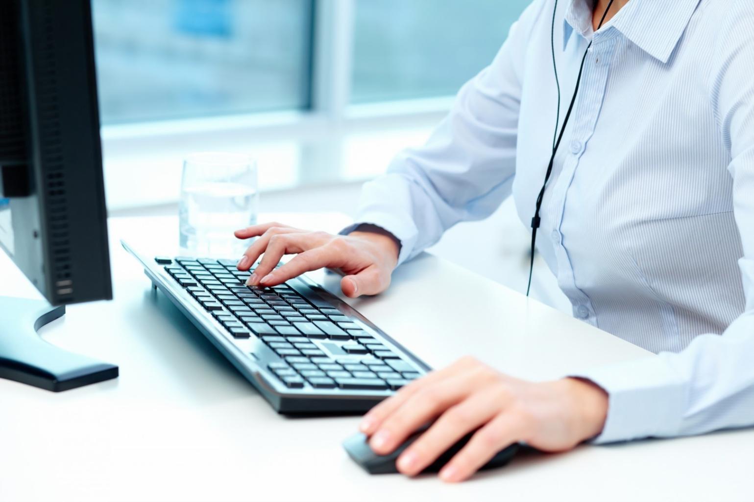 Student studying remotely